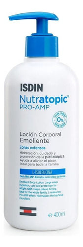 Isdin Nutratopic Pro Amp Loción Piel Atópica X 400 Ml