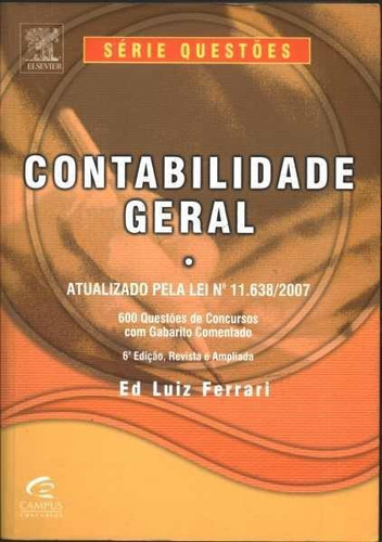 Livro Contabilidade Geral Ed. Luiz Ferrari
