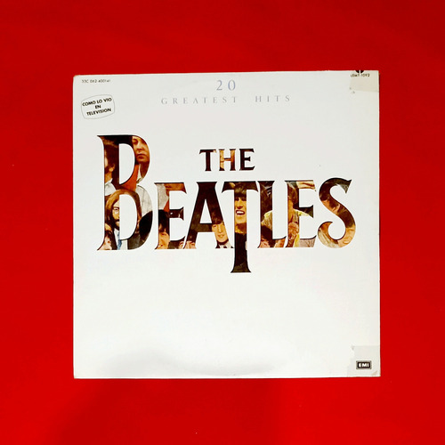 The Beatles 20 Greatest Hits / Acetato Disco Vinil Lp