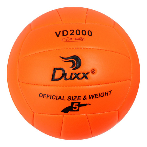 Balón Duxx Voleibol Vd2000 Unicolor #5 Playa Color Naranja
