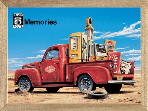 Ruta 66 Memories , Cuadro, Poster      B282