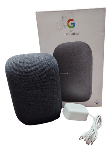 Asistente Virtual Google Nest Audio Negro Voice Match