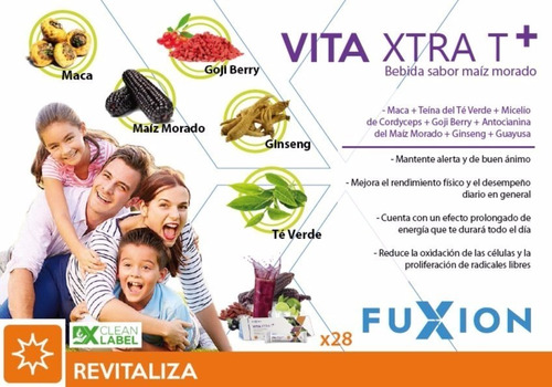 Fuxion Vita Xtrat+ Chicha Energía Vitamínico Natural Nutre