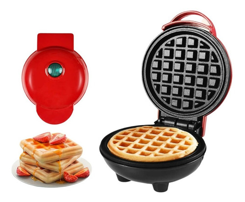 Wafflera Redonda Waflera Para Reposteria Y Desayuno