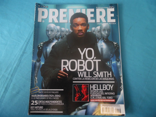 Revista Cine Premiere 119 Yo Robot Will Smith