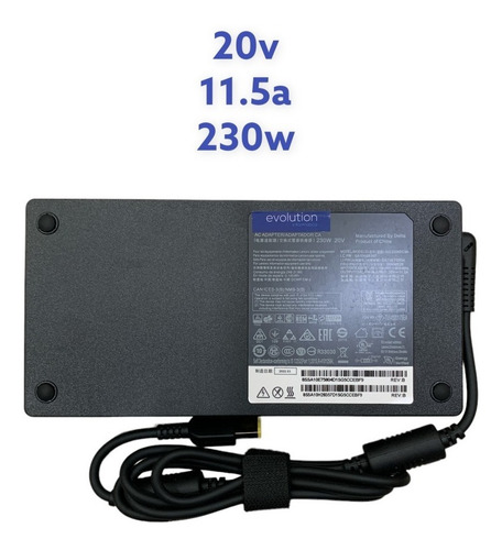 Carregador 20v 230w Compativel Notebook Lenovo Legion 5i