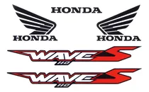 Comprar Calcos Juego Honda Wave 110s Tipo Original ( Moto Blanca)