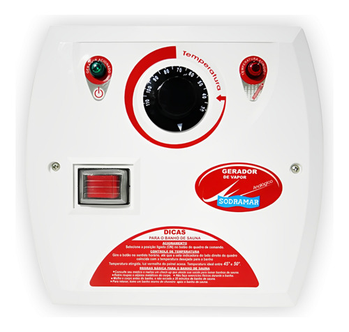 Kit Gerador Vapor Sauna 15kw Com Quadro Digital Sodramar