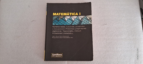 Matemática 1 Santillana 