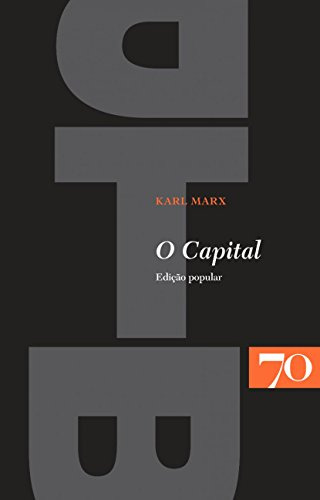 Libro O Capital De Karl Marx Edicoes 70 (almedina)