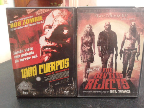 Rob Zombie-coleccion-house 1000 Corpses-devils Rejects-dvd