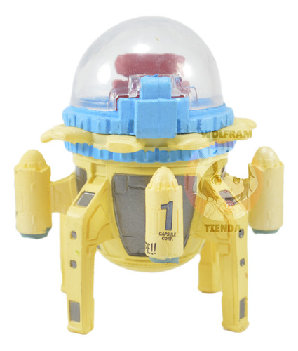 Figura Dragon Ball Nave Maquina Del Tiempo Trunks Bulma X2u