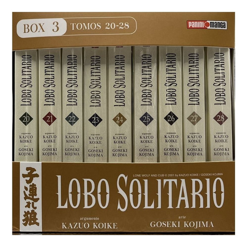 Lobo Solitario Boxset 3 Manga Panini