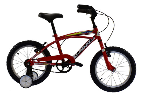 Bicicleta R/16 Playera Kamikaze V/brake Rojo - Id.ga 678.