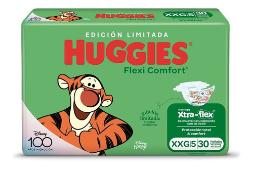 Huggies Flexi Comfort Pañales Sin género Tamaño XXG