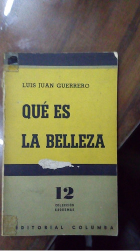 Libro Que  Es La Belleza