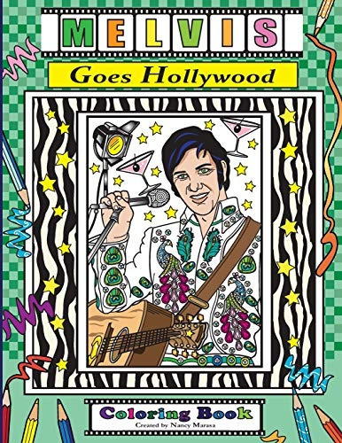 Melvis Goes Hollywood Coloring Book