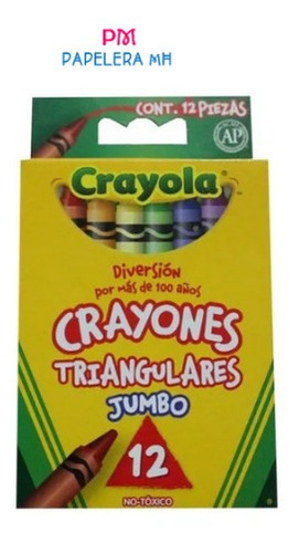 Crayones Crayola Triangular Jumbo C/12