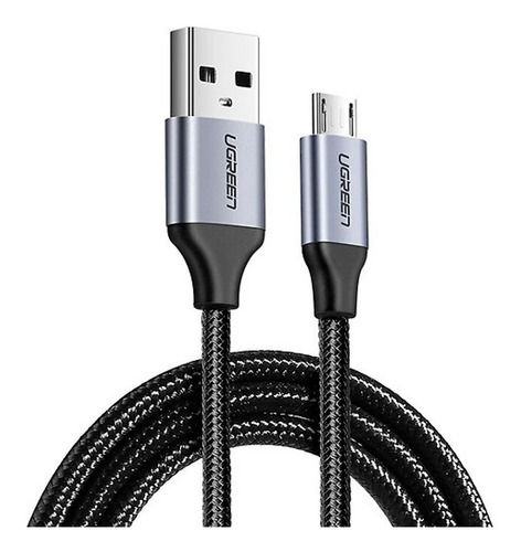 CABLE USB-A A MICRO USB 1 METRO CARGA RÁPIDA NYLON TRENZADO