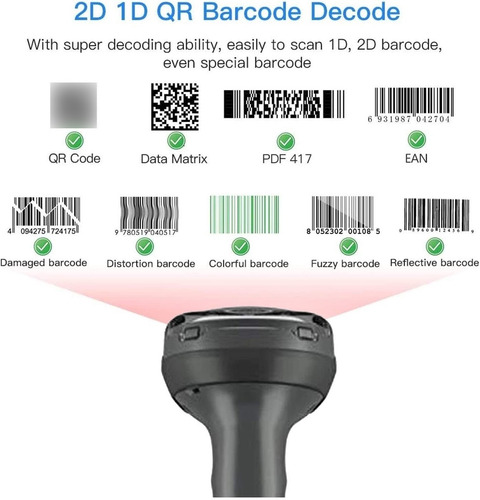 Lector De Codigo De Barras Qr Zebra Ds460