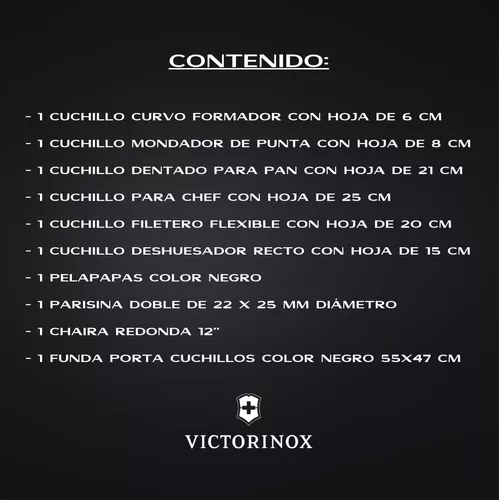 Juego Profesional De Cuchillos 10pz Victorinox Victorinox 501049