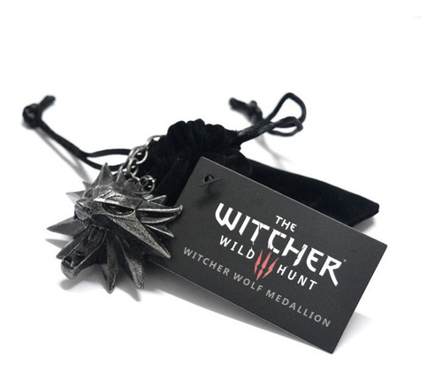 The Witcher 3 Wild Hunt Collar De Geralt, Medallón De Lobo 3