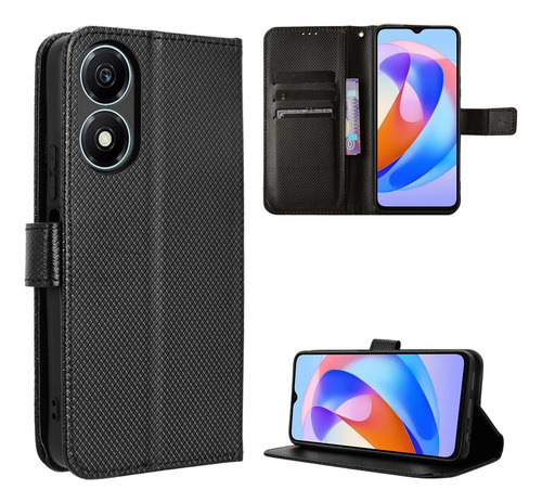 Funda Para Honor X5 Plus Honor Play 40c 5g Negro Piel Sintet