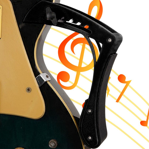 Soporte De Guitarra De Guitarra De Guitarra Eléctrica Negro