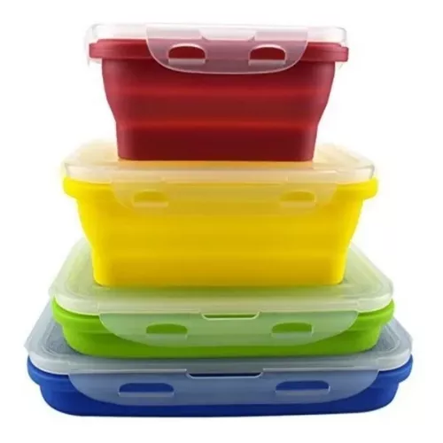 Topper Plegable para Alimentos Box Lunch Amarillo