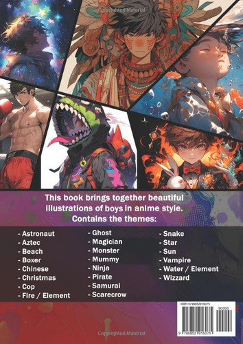 Libro: Anime Boys Art Book: First Edition Of This Beautiful 