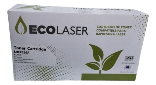 Toner Compatible Ecolaser Cf226a 3.1k Para M402 / M426