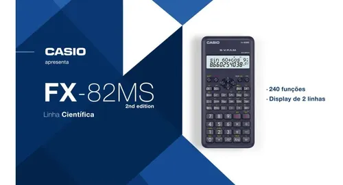 Calculadora Casio Científica Fx82ms 240 Funciones (x2 Unid.)