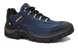 Bota Caterpillar Tenis Leve Coturno Couro Legitimo Promoção