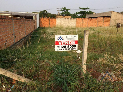 Imagem 3 de 8 de Terreno À Venda, 500 M² Por R$ 200.000,00 - Residencial Portal Do Sol - Londrina/pr - Te0184