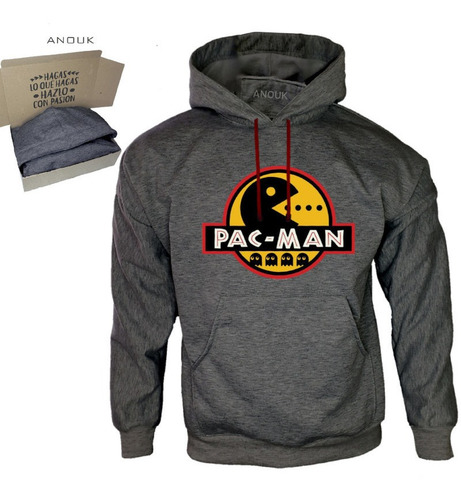 Imagen 7 de 9 de Buzo Hoodie Personalizable Artesanal Saco Pac-man Unisex
