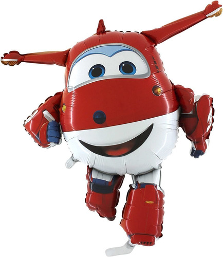 Globo De Lámina De Avión Super Wings Jett