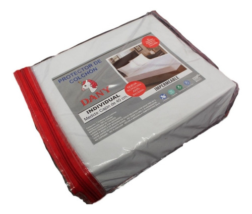 Cubrecolchon Protector Impermeable Individual Dany