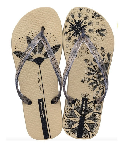 Imagen 1 de 4 de Sandalias Para Damas Ipanema Sem Igual Tattoo