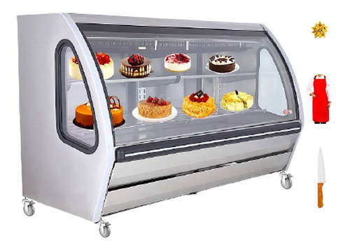 Refrigerador Vitrina Acero Inox Torrey 183 Cm Drd-6+regalos