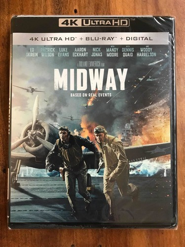 Blu Ray 4k Ultra Hd Midway Batalha Em Alto Mar (2019) Lacrad