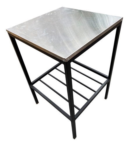 Mesa De Acero Inoxidable 58x58x90 Altura .