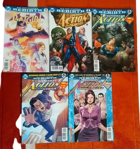 Comic Dc Universe Rebirth Action Comics 1 2 4 5 + Batgirl