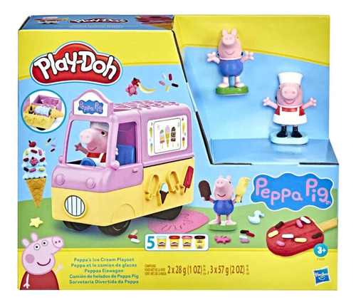 Play Doh - Peppa Pig Camion De Helados - Moldes Y Figuras