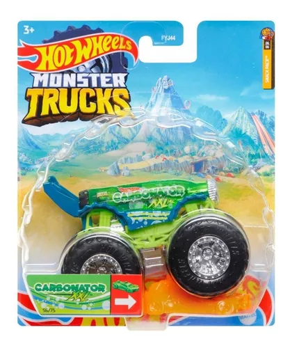 Hot Wheels Monster Trucks Veículo de Brinquedo Pure Muscle Escala 1:24