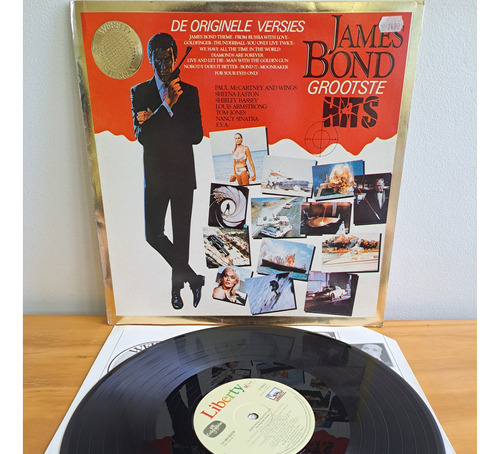 Vinilo  James Bond Greatest Hits  Lp 1981 Holanda Excelente 