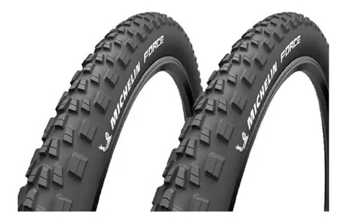 Imagem 2 de 2 de Par De Pneus Mtb Michelin 29x2.25 Force Access Line 1x33 Tpi