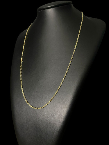 Cordão De Ouro Maciço Corda Dupla Alongada 5.5 Gramas