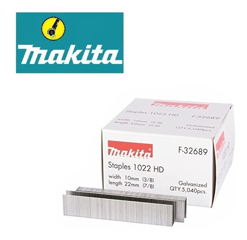 Caja 5040unid Grapas Corchetes Makita Dst221 10x22mm F-32689