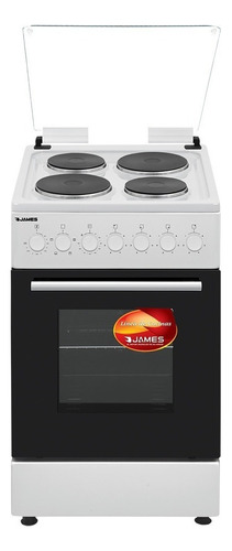 Cocina James C-801 A RTKS eléctrica  blanca 220V puerta con visor