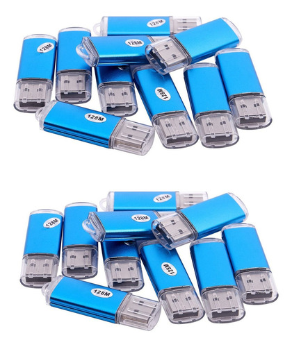 20 Unidades De Memoria Usb 2.0 Memory Stick Flash Drive De 1
